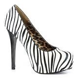 5 Inch Animal Print High Heel Pumps Womens Sexy High Heel Dress Shoes