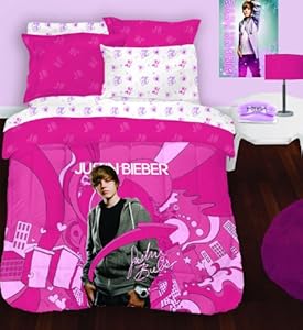 Justin Bieber 'Justin's World' Microfiber Comforter Set Twin Size