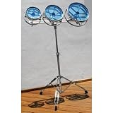 6 8 10 Fully Adjustable Roto Toms Drum Set with Double Braced Stand