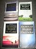 Nicholas Sparks set 4 books ~ At First Sight ~ Message In A Bottle ~ The Guardian ~ A Bend In The Road