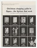 1962 Zippo Lighters Christmas Shopping Guide Print Ad (3900)