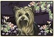 Spring Time Yorkies Doormat Fiddlers Elbow Bathmat Rug