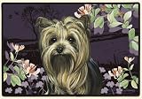 Spring Time Yorkies Doormat Fiddlers Elbow Bathmat Rug