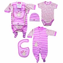 Hudson Baby Layette Set, 4 Piece, Baby Bunny, 0-3 Months
From Hudson Baby
