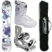 AIRTRACKS DAMEN SNOWBOARD SET - BOARD EUPHORIA - SOFTBINDUNG STAR W PRO - SOFTBOOTS STRONG W PRO - SB BAG