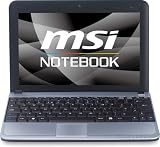 MSI Wind U115 Hybrid - Intel Z530 1.6 Ghz 160 Gb + 8 Gb SSD Windows XP Home (Silver) ***with Protection Bag***