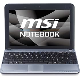 MSI Wind U115 Hybrid - Intel Z530 1.6 Ghz 160 Gb + 8 Gb SSD Windows XP Home (Silver) ***with Protection Bag***