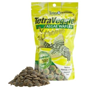 Tetra 16448 TetraVeggie Algae Wafers, 5.3-Ounce