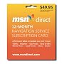 MSN Direct 12-Month Subscription Prepaid Card