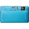 Sony DSC-TX10L Digitalkamera (16 Megapixel, 4-fach opt. Zoom, wasserdicht bis 4m,Full HD Video, 7,6 cm (3 Zoll) Display) blau