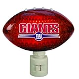 Pack of 2 NFL New York Giants Football Shaped Night Lights