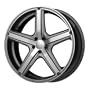 American Racing Maverick AR8834 Anthracite Finish Wheel with Machined Face (16x7"/5x4.75")