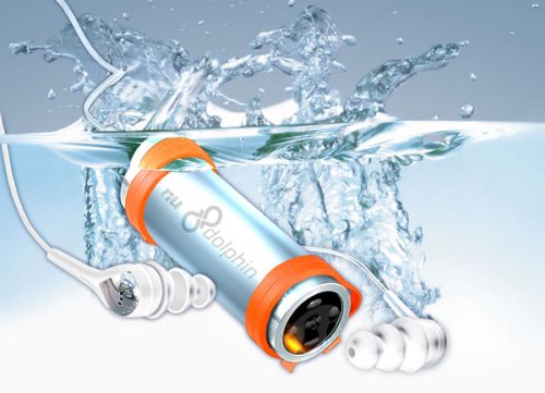 Childrens Toyshop  Third Party New : Dolphin Waterproof 1GB MP3 Player