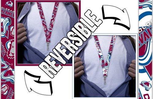 NHL Reversible Lanyard - Colorado Avalanche