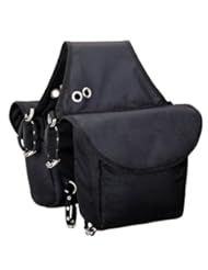 Sports: Weaver Leather Insulated Nylon Saddle Bag, Black - Weaver Leather