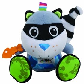 Lamaze High Contrast Little Knotties Raccoon Baby Toy