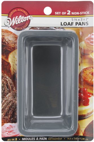 Mini Loaf Pans 2/Pkg-5-3/4x3x2