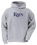 Tampa Bay Rays Grey MLB Embroidered Tackle Twill Hooded Sweatshirt By Nike Team Sports