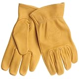 Klein 40022 Deerskin Unlined Work Gloves, Large