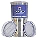 Stainless Steel Tumbler with 2 Lids (Regular & Spill Proof): Vacuum Insulated 30oz Tumbler with Stainless Steel Straw & Cleaning Brush