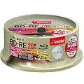 imation �^��p�u���[���C�f�B�X�N BD-RE 25GB 1-2�{�� �p�[���z���C�g�f�B�X�N(�^�C�g���p�K�C�h���C���t��) 20���X�s���h�� BDREV25BWA20S