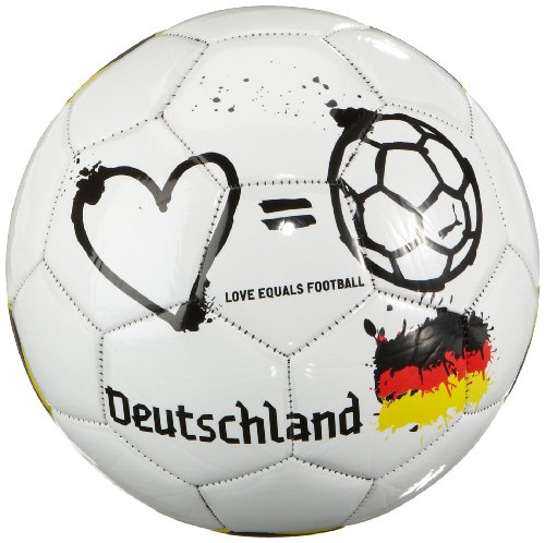 PUMA Fu&szlig;ball Love = Football Non-Licensed, black-white-yellow-(deutschland), 5, 081893 02 Preisvergleich