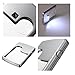 HITOP Portable Illuminated Silver 3X 6X LED Reading Magnifier Card Shaped Magnifying Glass