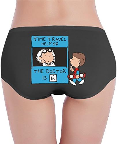 Ladys Time Travel Help The Doctor Is In Funny Fashion Hipster Panty Cotton