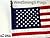 WindstrongÂ® 3x5 Ft US American Flag (Pole Sleeve-Banner Style) Strong Commercial 2 Ply Polyester (Embroidered Stars Sewn Stripes) 100% Made in the USA
