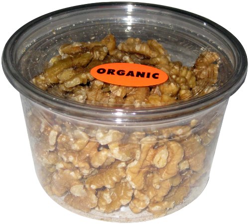 Hickory Harvest Organic Raw Walnuts, 6.5-Ounce Tubs (Pack of 8)