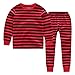 CNBABY Toddler Boys Striped 2 Piece Pajama Set 100% Cotton (1-8Years)