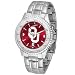 Oklahoma Sooners NCAA Anochrome Competitor Mens Watch (Steel Band)
