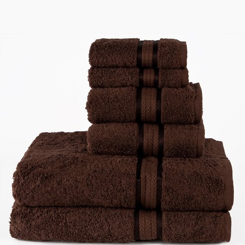 Ultra Soft 100% Cotton Luxury Oversized Bath Towel in Chocolate by Cotton Craft