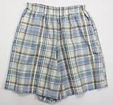Alfred Dunner Classics Elastic Waist Plaid Shorts