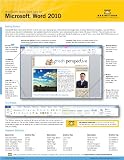  : Microsoft Word 2010 Quick Start Reference Card, 6-page Tri-fold Tips & Tricks Shortcut Training & Help Guide (Microsoft Office 2010 Quick Reference Cards)