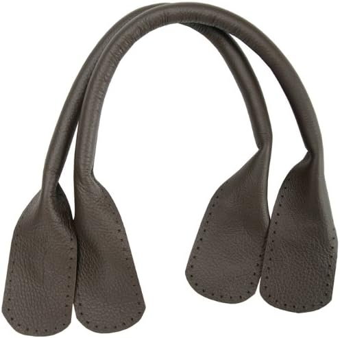 Leather Tote Handles 24" 2/Pkg-Dark Brown