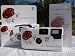 Photo : 10 Pack Red and White Rose Bouquet Wedding Disposable 35mm Cameras In Matching Gift Boxes- 27 Exposures Each- With Matching Table Tents