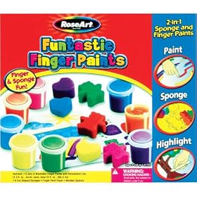 RoseArt Fun Finger Paints Set