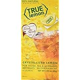 True Lemon Dispenser Pack 100ct. Plus 5 SAMPLE sticks of True Lemon Lemonade, Peach, Raspberry, Black Cherry, and Orange Mango. Natural Flavored Water Enhancer, Great beverage option for Paleo Diet, Adkin's Diet, and other healthly diet programs.