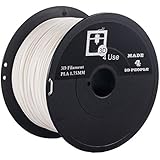 3D Printer Filament PLA 1.75mm 1kg (2.2 lbs) (Multi Color Choices - Black or White or Red Or Blue or Yellow or Green) Dimensional Accuracy +/- 0.05mm. 3D Printing Filament bought to you by 3D4USE.