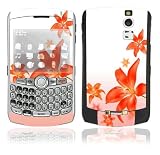 Flying Flowers Design Decal Skin Sticker for BlackBerry Curve 8350i Cell Phone