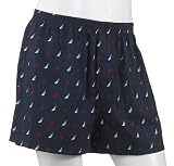 Nautica Men's Microenzyme Woven J-Class Herringbone Boxer