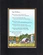 Touching and Heartfelt Poem for Inspirations - Slow Me Down Poem on 11 x 14 inches Double Beveled Matting