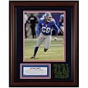 Steiner Sports New York Giants #58 Unsigned Framed Floating 11'' x 14'' Collage With Game Used Turf