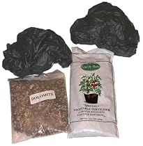 EarthBox RB-REPLANT Replant Kit with Fertilizer, Dolomite and Replacement Covers for the EarthBox Garden Kit