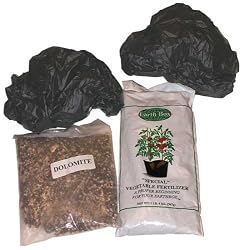 EarthBox RB-REPLANT Replant Kit with Fertilizer, Dolomite and Replacement Covers for the EarthBox Garden Kit