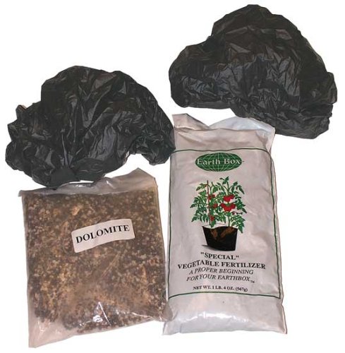 EarthBox RB-REPLANT Replant Kit with Fertilizer, Dolomite and Replacement Covers for the EarthBox Garden Kit