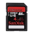 SanDisk Secure Digital High Capacity Card Extreme Video HD Scheda di memoria  4GB