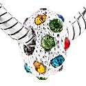 Pugster Mothers Day Gifts Mom Gifts White Ball Green Blue Yellow Crystal European Beads Birthstone Fits Pandora Charm Bracelet