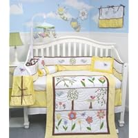 SoHo Summer Bird Singing Crib Nursery Bedding SET 10pcs